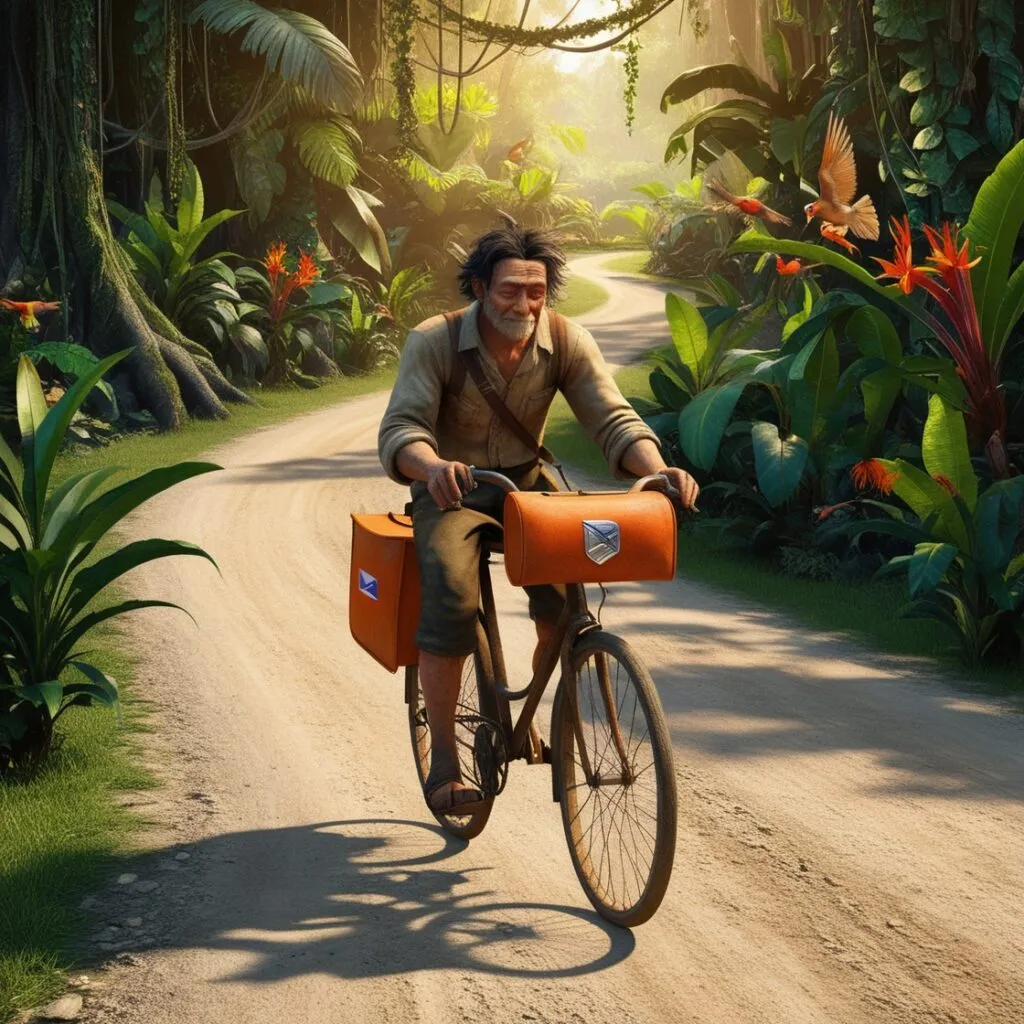 Default A Weary Postman With A Kind Face And Weathered Skin Ri 1 1024x1024